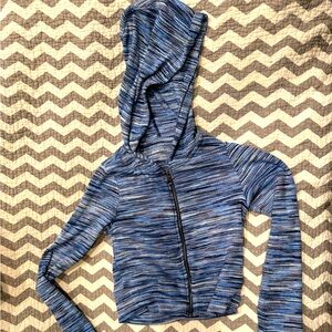 American Eagle Cropped Hoodie Zip-up Cardigan — size S